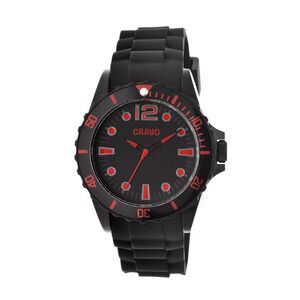 CrayoCR2302 Fierce Watch, Red 42mm Quartz
